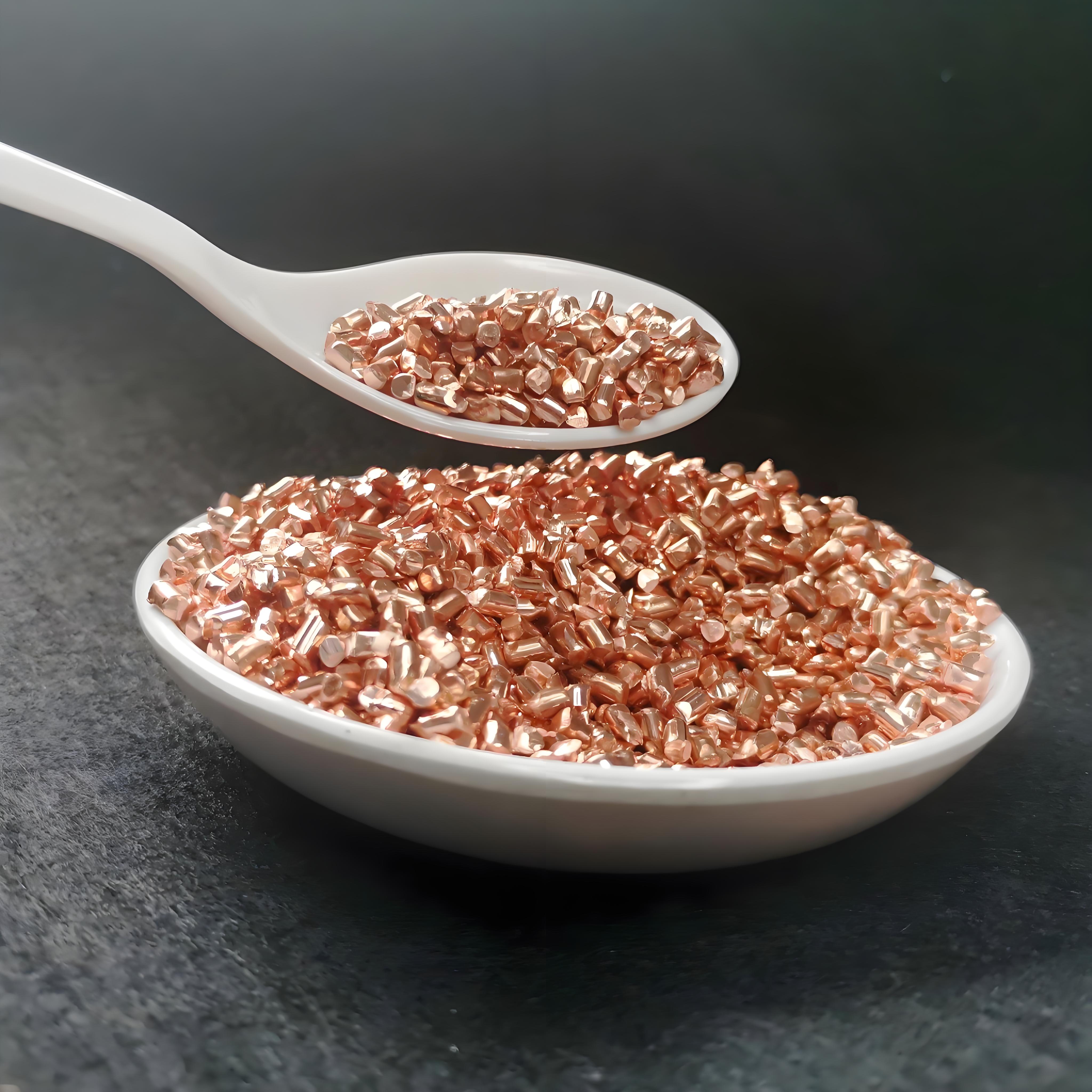 High purity copper particles