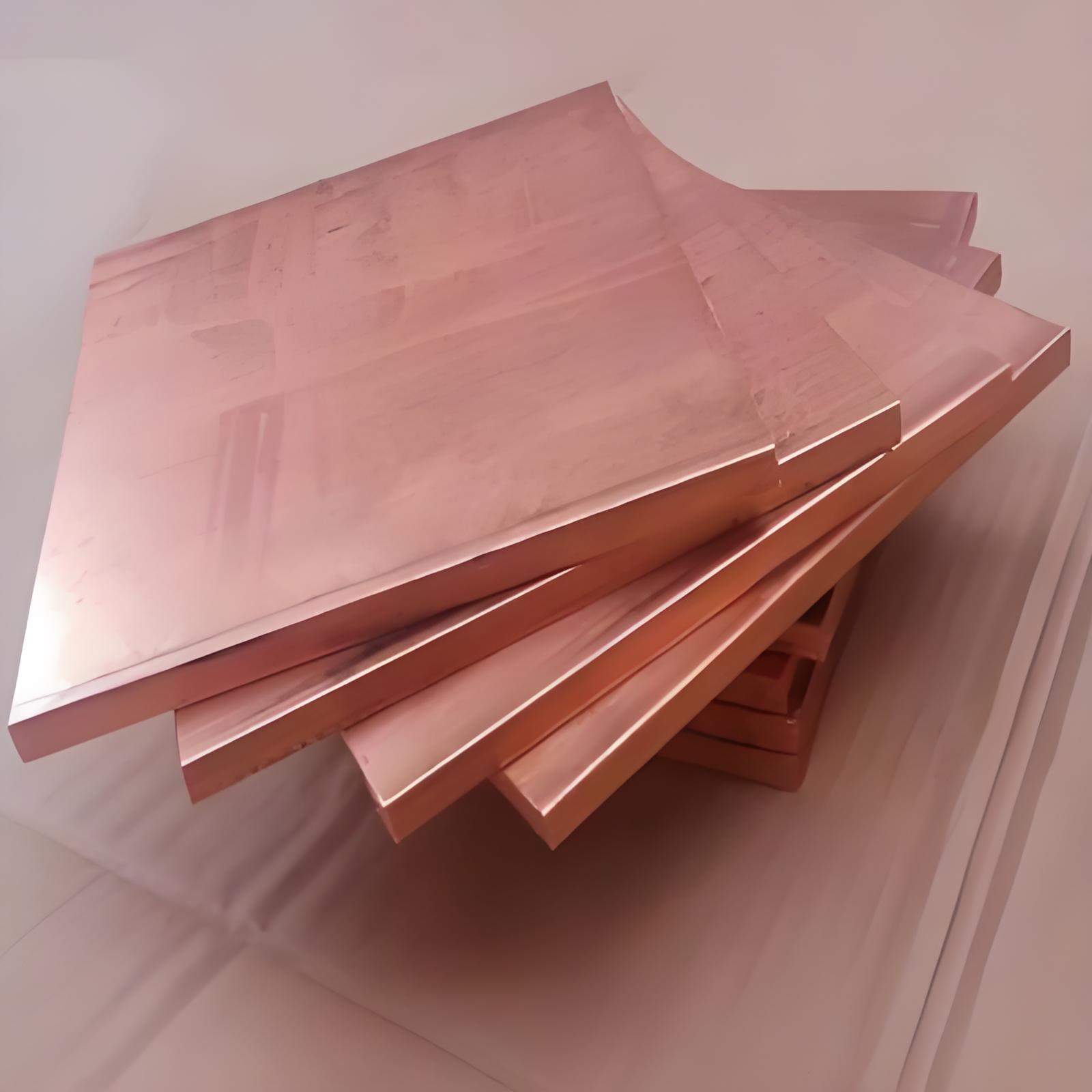 Oxygen free copper plate