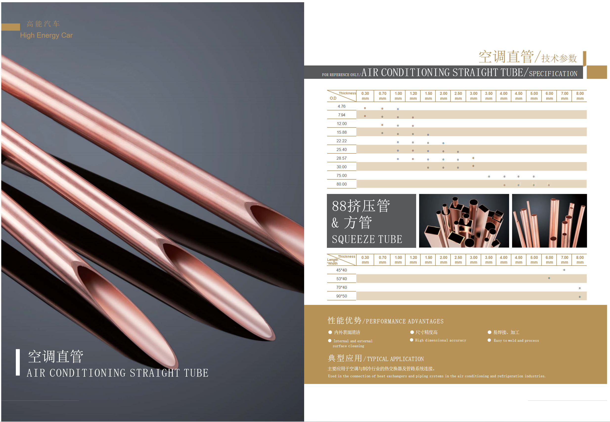 Superior Copper Air - Conditioner Straight Tubes - Precision - Engineered for Peak Performance